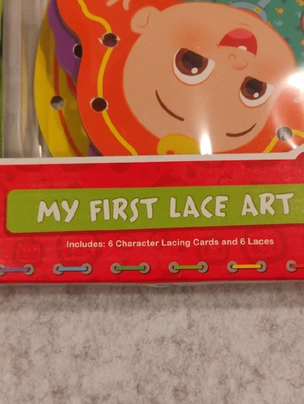 CoComelon My First Lace Art - Multicolor Lacing Toy
